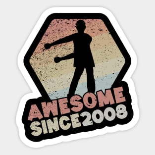 Gift for 12 Year Old birthday boy Awesome Since 2008 Sticker